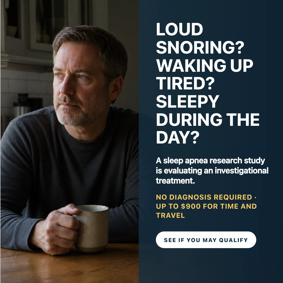 Sleep apnea research ad