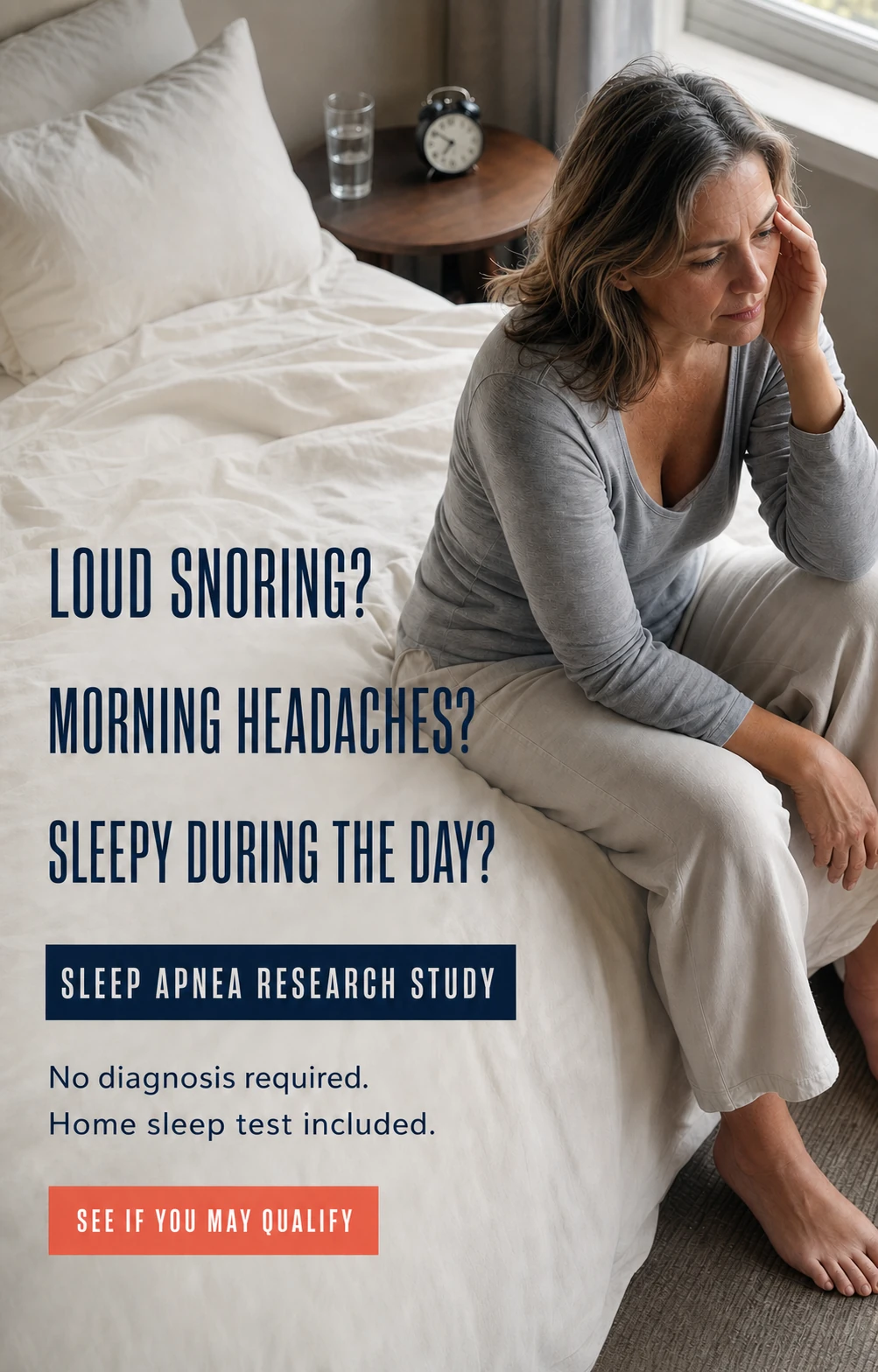 Sleep apnea research ad