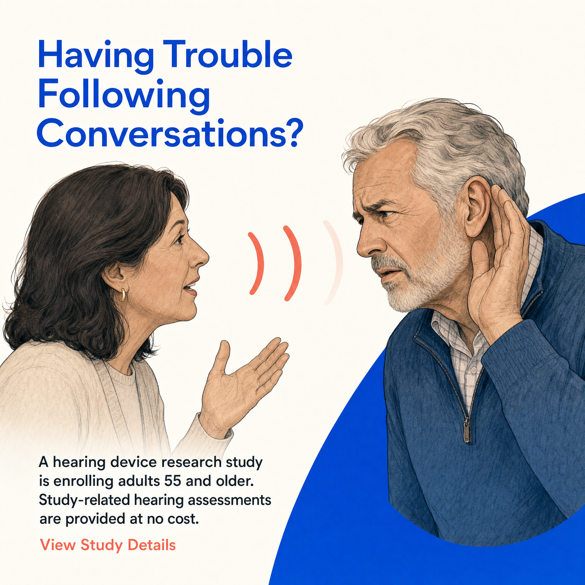 Hearing device research study ad