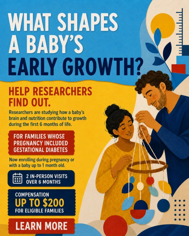 Infant development research study advertisement